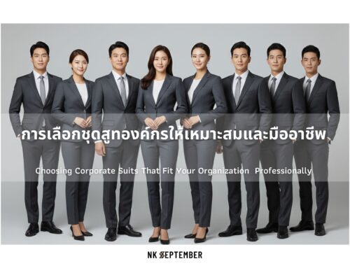 การเลือกชุดสูทองค์กรอย่างมืออาชีพ